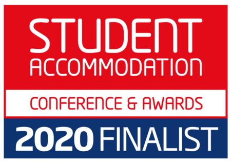 student accomodation conference & awards sign