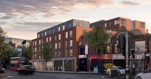 Image of a student housing property development in Belfast